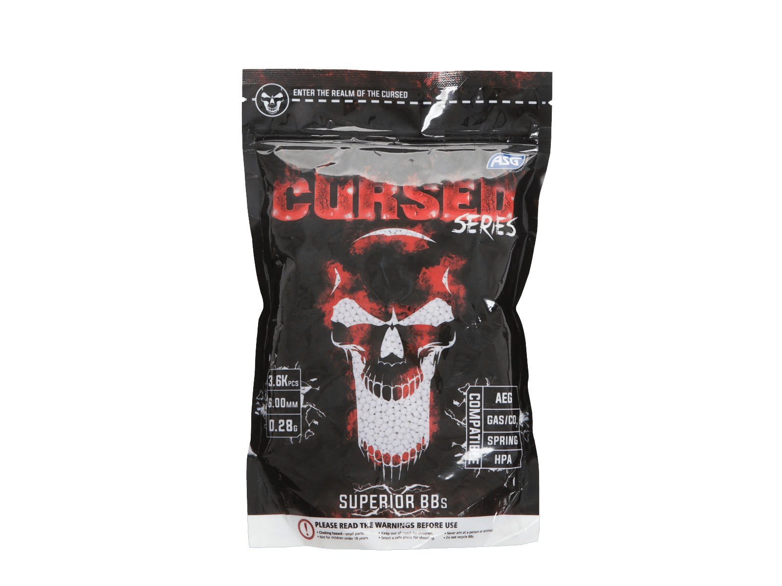 Μπίλιες SOFT CURSED, 0.28g / 3600 pcs. bag