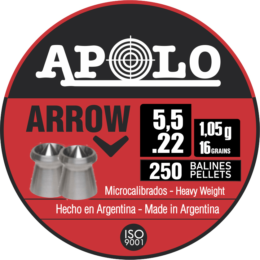 Βλήματα APOLO ARROW 5,5mm / 250