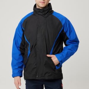 GALLİUM 3N1 PARKA Black - Royal Blue